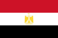 Egypten Nationsflagga
