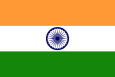 Indien Nationsflagga