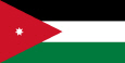 Jordanien Nationsflagga
