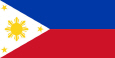 Filippinerna Nationsflagga